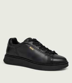 BOSS BLACK Skórzane sneakersy Bulton_Runn_bufwtL