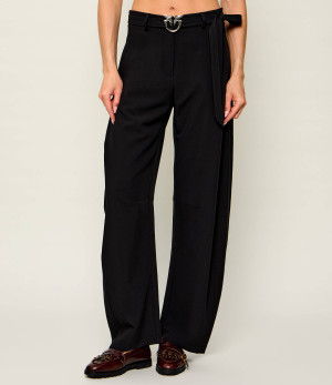 Pinko Spodnie z paskiem New Lexy | Relaxed fit