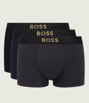 BOSS BLACK Bokserki 3-pack Gold Logo