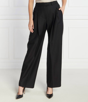 BOSS BLACK Wełniane spodnie Toftcira | Comfort fit