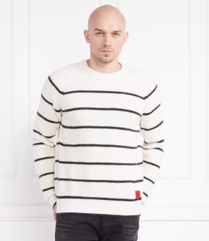 HUGO Wełniany Sweter Stom | Regular Fit |