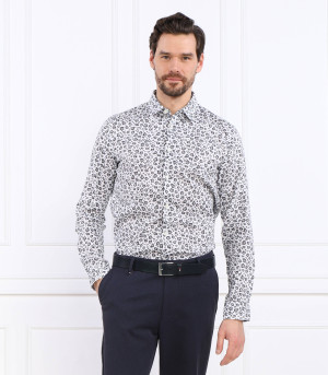 BOSS BLACK Lniana koszula Roger_F | Slim Fit