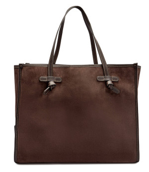 GIANNI CHIARINI Shopperka + saszetka MARCELLA | zamsz