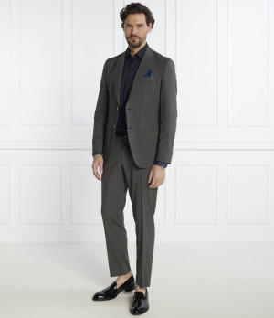 BOSS BLACK Wełniany garnitur P-Huge | Slim Fit