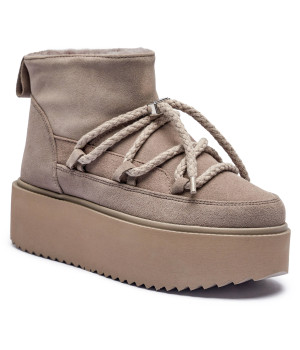 INUIKII Śniegowce CLASSIC LOW PLATFORM | zamsz