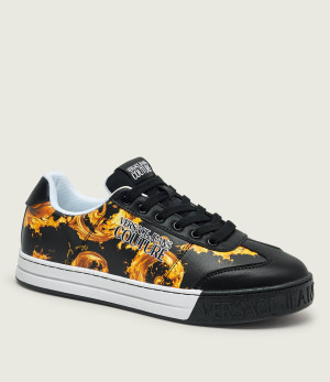 Versace Jeans Couture Sneakersy FONDO COURT 88 DIS. SK6 | z dodatkiem skóry