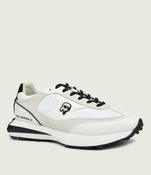 Karl Lagerfeld Skórzane sneakersy ZONE NFT | zamsz