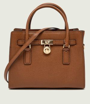 Michael Kors Skórzany kuferek Hamilton Moderne