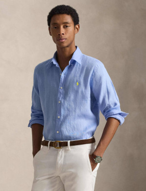 POLO RALPH LAUREN Lniana koszula | Slim Fit