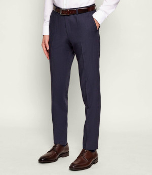 BOSS BLACK Spodnie H-Genius-253 | Slim Fit | z dodatkiem wełny