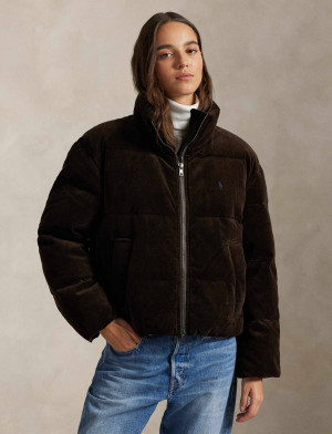 POLO RALPH LAUREN Puchowa kurtka | Regular Fit | sztruks