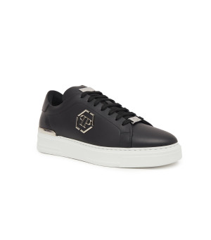 Philipp Plein Skórzane sneakersy Hexagon