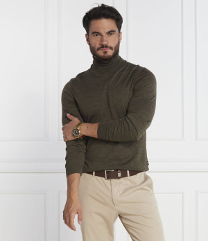 BOSS BLACK Wełniany golf Musso-P | Slim Fit