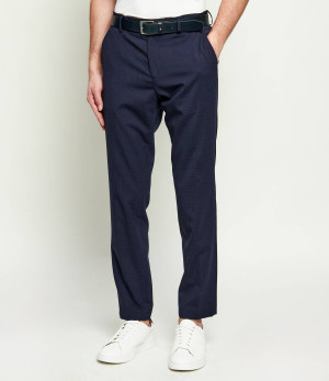 BOSS BLACK Wełniane spodnie P-Genius-RDSWGPK262F | Slim Fit