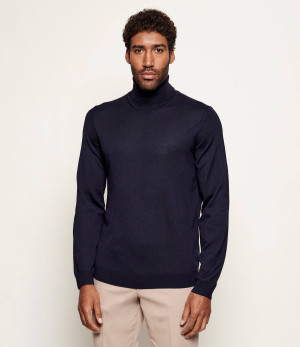 BOSS BLACK Wełniany golf Musso-P | Slim Fit