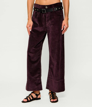 Pinko Spodnie Cyntia | Relaxed fit | sztruks