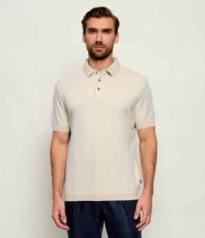 Windsor Polo Tulio-P | Regular Fit | z dodatkiem lnu