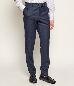 BOSS BLACK Wełniane spodnie H-Genius-253 | Slim Fit