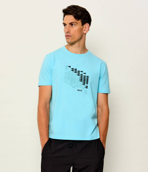 BOSS GREEN T-shirt TS_Network Flag | Regular Fit