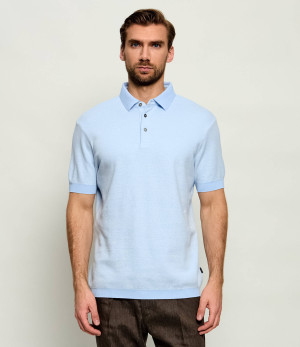 Windsor Polo Tulio-P | Regular Fit | z dodatkiem lnu