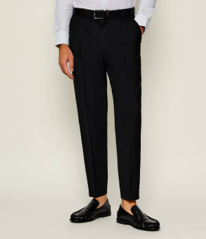 Calvin Klein Wełniane spodnie | Slim Fit