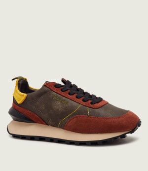 Iceberg Skórzane sneakersy Aviator | zamsz