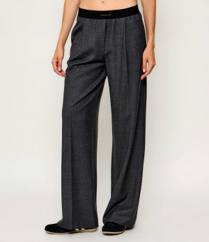 Pinko Spodnie Phaius | Relaxed fit | z dodatkiem wełny
