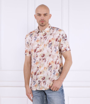 GUESS Koszula RAYON DSRT POPPY | Slim Fit