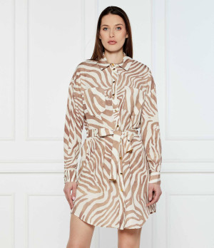 Marciano Guess Sukienka Rosie | z dodatkiem lnu