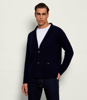 Tombolini Wełniany kardigan | Regular Fit