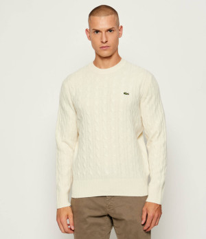 Lacoste Wełniany sweter | Classic fit