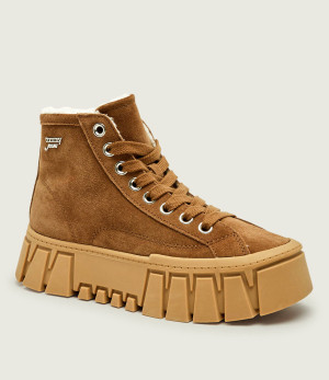 Tommy Jeans Ocieplane sneakersy | zamsz | shearling
