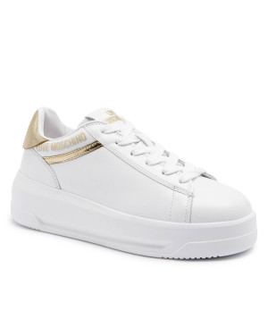 Love Moschino Skórzane sneakersy