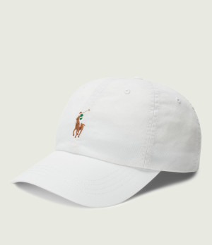 POLO RALPH LAUREN Bejsbolówka | z dodatkiem skóry