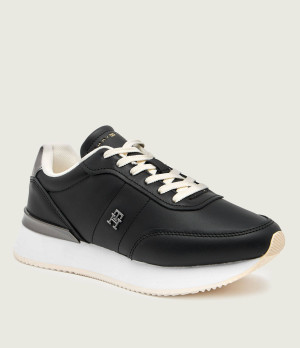 Tommy Hilfiger Skórzane sneakersy CHIC FASHION RUNNER