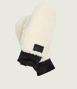 UGG Rękawiczki Fluff | z dodatkiem skóry | shearling