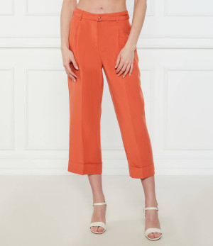 Liu Jo Spodnie | Relaxed fit | z dodatkiem lnu