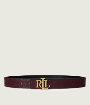 LAUREN RALPH LAUREN Skórzany dwustronny pasek