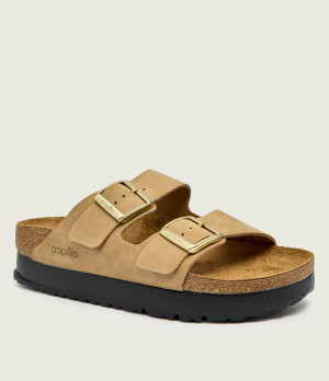 Birkenstock Skórzane klapki Arizona | Birkenstock x Papillio | narrow fit