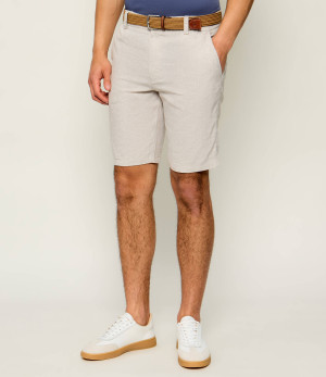BOSS ORANGE Lniane szorty Chino_DS_3S | Tapered fit
