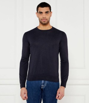 TIGER OF SWEDEN Sweter Connor L | Slim Fit | z dodatkiem lnu