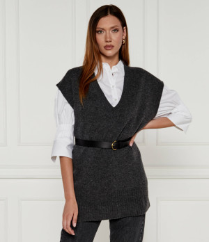 Pinko Wełniany sweter | Regular Fit | z dodatkiem kaszmiru