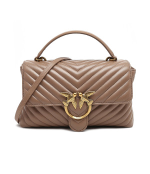 Pinko Skórzana torebka na ramię LOVE LADY PUFF CLASSIC