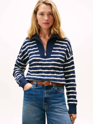 Tommy Hilfiger Wełniany sweter | Loose fit