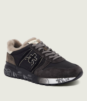 Premiata Sneakersy LANDER | z dodatkiem skóry