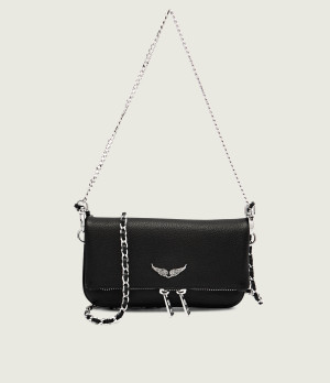 Zadig&Voltaire Skórzana kopertówka Nano