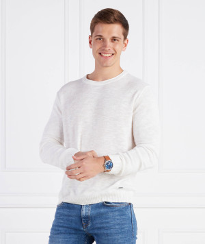 Joop! Sweter Mendor | Regular Fit | z dodatkiem lnu