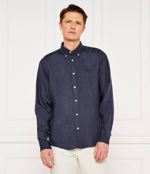 BOSS BLACK Lniana koszula H-LIAM-BD-E-C1-243 | Regular Fit