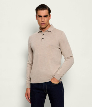 Tombolini Wełniane polo | Regular Fit