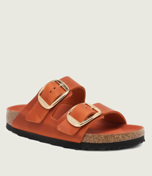 Birkenstock Skórzane klapki Arizona | narrow fit